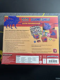 Pokemon TCG Zacian Sword and Shield ETB Elite Trainer Box New Factory Sealed - Image 2