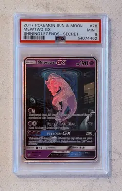 Pokemon - Mewtwo GX (78/73) Shining Legends PSA 9 🔥 super rare - Image 1