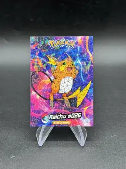 Pokemon Raichu Cracked Ice Holo 2024 Crystal Card Collection Peru US Seller - Image 1