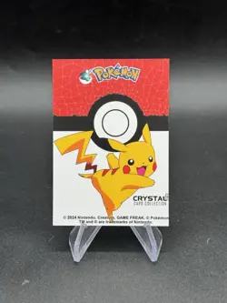 Pokemon Raichu Cracked Ice Holo 2024 Crystal Card Collection Peru US Seller - Image 2