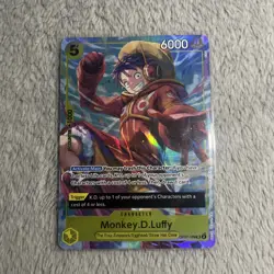 One Piece Monkey D. Luffy OP07-109 Illustration Box Vol. 3 Promo Sealed - Image 1