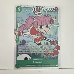Bandai One Piece Card Game Perona OP-12 OP12-034 SR Foil Alternate Art - Image 1