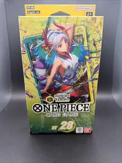 Bandai One Piece Card Game YAMATO YELLOW Starter Deck ST 28 w/ OP-11 Booster NEW - Image 1