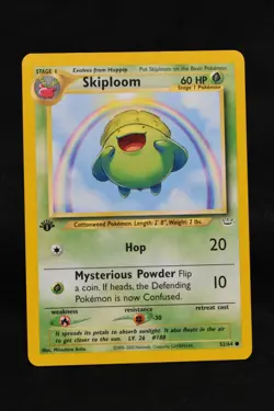 Skiploom 1st Edition 52/64 NM Neo Revelation Regular Common Pokemon TCG Card - Image 3