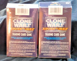 2011 TOPPS STAR WARS CLONE WARS ADVENTURES TRADING CARD GAME BOOSTER LOT of 2 - Image 2