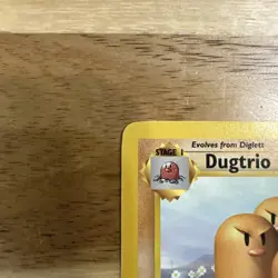Pokemon TCG Card 1999 unlimited base set Dugtrio 19/102 LP - Image 2