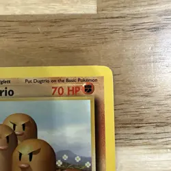 Pokemon TCG Card 1999 unlimited base set Dugtrio 19/102 LP - Image 3