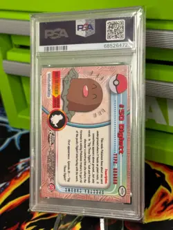 2000 Topps Chrome Pokemon T.V. Animation Edition 1- # 50 DIGLETT SPECTRA PSA 7 - Image 2