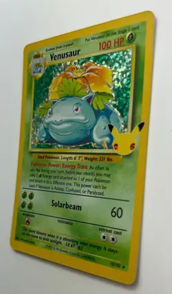 Pokemon Celebrations Venusaur 15/102 Classic Collection Holo Near Mint - Image 3