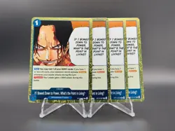 If I Bowed Down to Power OP13-057 R x4 Playset | One Piece TCG NM Eng - Image 1