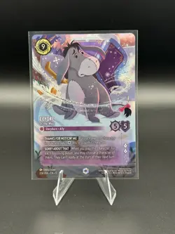 Disney Lorcana Eeyore - In the Way Winter Spell Enchanted Foil 226/204 EN - Image 1