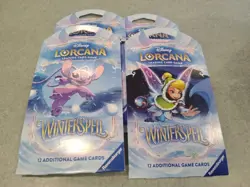 4x Disney Lorcana TCG Winterspell Sleeved Booster Packs - Image 1
