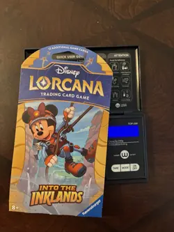 Disney Lorcana Heavy Booster Sleeve Bundle 4 Sleeved Packs - Image 3
