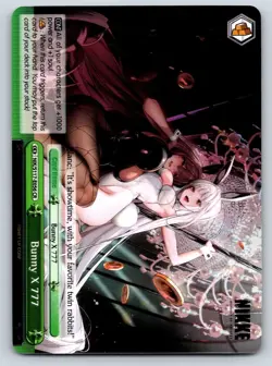 Bunny X 777 NIK/S117-E056 CR CR GODDESS OF VICTORY: NIKKE Weiss Schwarz NM - Image 1