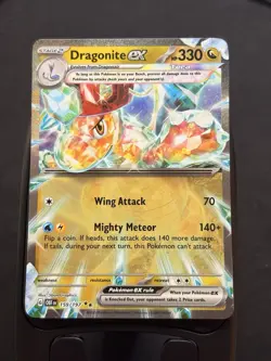 Dragonite EX Double Rare Holo Card 159/197 Sv03: Obsidian Flames Pokemon TCG NM - Image 1
