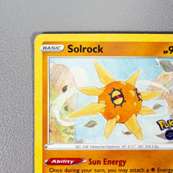 Pokemon TCG Card - Solrock 39/78 Uncommon | 2022 Pokemon Go | NM/Mint - Image 3