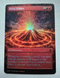 Mana Echoes FOIL PROXY Card (FOIL ERROR) with Custom Fantasy Art Design - Image 1
