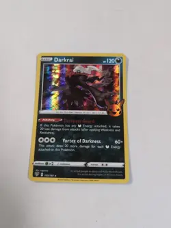 Darkrai Holo Pokemon Card 105/189 Trick or Trade Halloween 2022 NM - Image 1