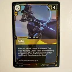 Riftbound League of Legends TCG english Card Unleashed Ashe 169/219 P Promo - Image 1