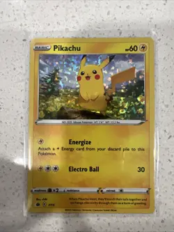 McDonald's Pikachu Holo Promo Card 7/15 2022 Pokemon TCG Battle Confetti - Image 1