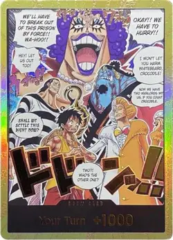 DON!! Card (Alternate Art) (Gold) DON!! The Time of Battle One Piece Foil NM - Image 1