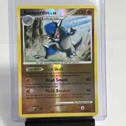 Pokemon TCG Rampardos LV. 54 Reverse Holo Rare Card 13/127 Platinum 2009 - Image 1