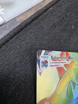 Salamence VMAX 194/189 Swsh03: Darkness Ablaze Rainbow Holo Pokemon Card TCG NM - Image 3