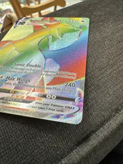 Salamence VMAX 194/189 Swsh03: Darkness Ablaze Rainbow Holo Pokemon Card TCG NM - Image 4