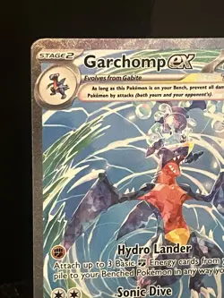 Pokemon Garchomp TCG EX Special Illustration Rare Card 245/182 Paradox Rift NM - Image 3