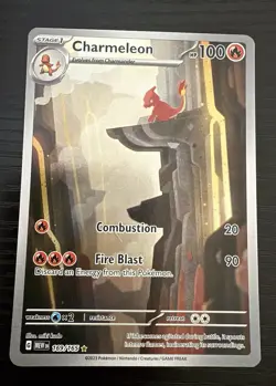 Charmeleon 169/165 Scarlet & Violet 151 Pokemon TCG Illustration - Image 1