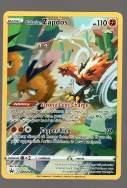 Pokemon Galarian Zapdos SWSH: Sword & Shield Promo Cards #SWSH283 NM - Image 1