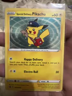 Special Delivery Pikachu 2020 Pokemon Center Canada Promo SWSH074 - Image 1
