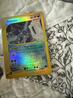 Pokemon TCG Articuno Card 4/144 Skyridge Reverse Holo NM Condition See Pics - Image 3