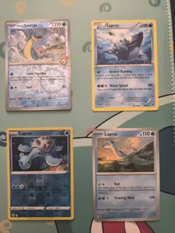 Pokemon TCG Lapras Lot LP Reverse Holo - Image 2