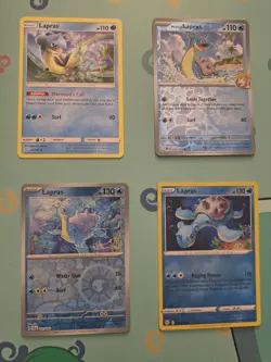Pokemon TCG Lapras Lot LP Reverse Holo - Image 3