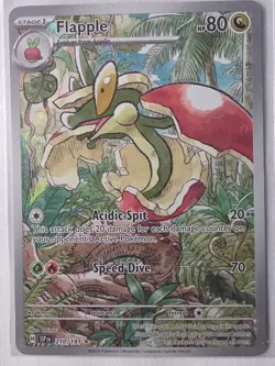 Flapple 210/191 Illustration Rare Surging Sparks Pokemon Near Mint - Image 1