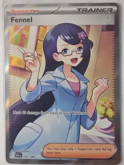Fennel 162/086 Holo Ultra Rare Black Bolt Pokemon Holo Near Mint - Image 1