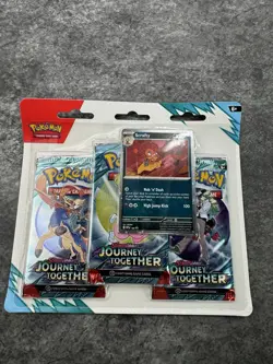Pokemon Journey Together Booster Pack Blister 3 Packs Promo NEW SEALED RARE - Image 2