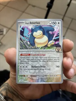 Pokemon TCG Hop's Snorlax 117/159 SV09: Journey Together Holo Rare 150HP EN - Image 1