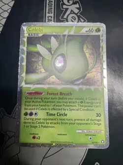 Pokemon TCG Reverse Holo Celebi Triumphant 92/102 Near Mint - Image 1