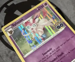 Pokemon TCG - SYLVEON 035/078 Pokemon Go Holo Rare NM Near Mint - Image 2