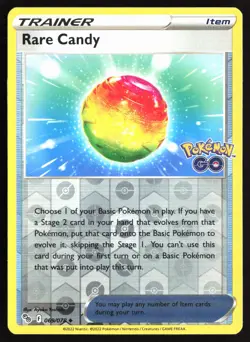 Pokemon TCG - Rare Candy Reverse Holo Pokemon GO 069/078 NM - Image 1