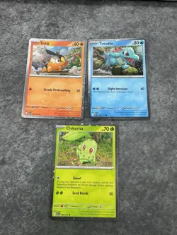 Pokemon Ascended Heroes Tepig Totodile Chikorita 3 STARTER Cosmos RARE MINT - Image 2