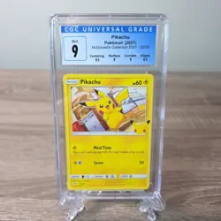 Pokemon Pikachu 25/25 McDonald's Collection 2021 CGC 9 Mint Graded Card - Image 1