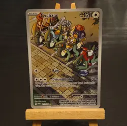 Pokemon TCG Cyclizar Illustration Rare Paradox Rift 215/182 - Image 1