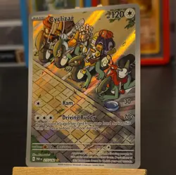 Pokemon TCG Cyclizar Illustration Rare Paradox Rift 215/182 - Image 2