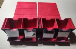 Card Deck Box for MTG, Double Card Storage Box with 2 Commander Display - Image 3