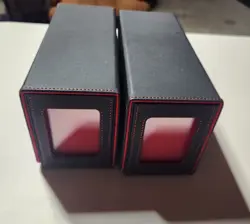 Card Deck Box for MTG, Double Card Storage Box with 2 Commander Display - Image 4