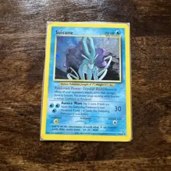Pokemon TCG Suicune Neo Revelation Holo Card 14/64 Unlimited Rare HP - Image 1