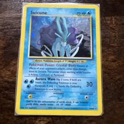 Pokemon TCG Suicune Neo Revelation Holo Card 14/64 Unlimited Rare HP - Image 2
